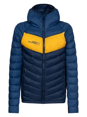 ROCK EXPERIENCE Kurtka funkcyjna "Tanana" w kolorze granatowo-żółtym rozmiar: L