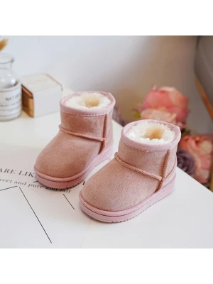 Rock & Joy Botki zimowe w kolorze jasnoróżowym rozmiar: 28