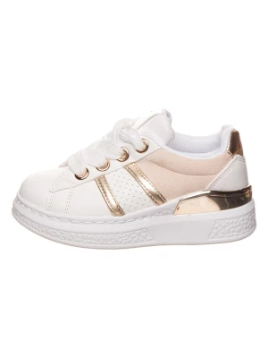 Rock & Joy Sneakersy w kolorze złoto-białym rozmiar: 35