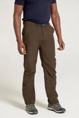 Rockcliffe — męskie spodnie turystyczne softshell - Brown Mountain Warehouse