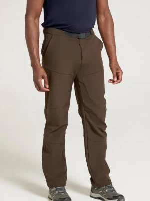 Rockcliffe — męskie spodnie turystyczne softshell - Brown Mountain Warehouse