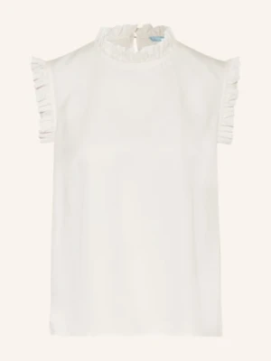 Rockmacherin Bluzka W Stylu Ludowym Z Falbanami weiss