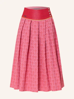 Rockmacherin Spódnica Do Stroju Ludowego Beerig pink