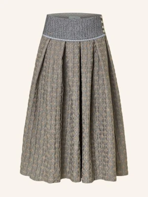 Rockmacherin Spódnica Do Stroju Ludowego Griabig Z Lnem grau