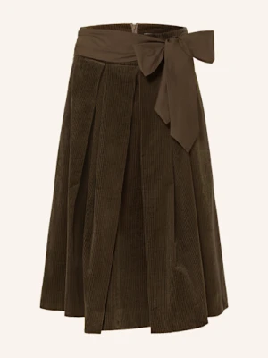 Rockmacherin Spódnica Do Stroju Ludowego Kochelsee Ze Sztruksu braun