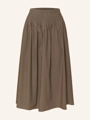Rockmacherin Spódnica Plisowana Windach braun