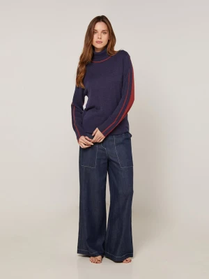 Rodier Golf w kolorze borodowo-granatowym rozmiar: XL