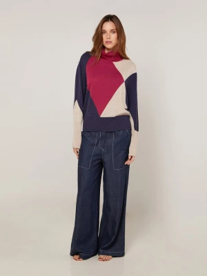 Rodier Golf w kolorze granatowo-beżowo-czerwonym rozmiar: S