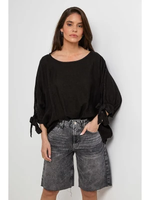 Rodier Lin Lniana bluzka w kolorze czarnym rozmiar: M/L