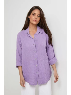 Rodier Lin Lniana koszula w kolorze fioletowym rozmiar: XL/XXL