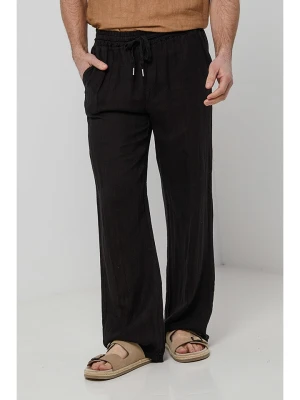 Rodier Lin Lniane spodnie w kolorze czarnym rozmiar: M/L