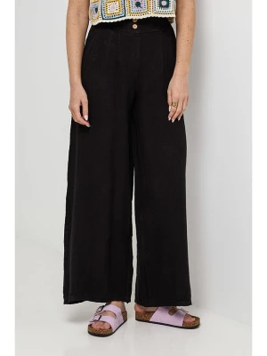 Rodier Lin Lniane spodnie w kolorze czarnym rozmiar: XL/XXL