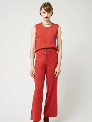 Rodier Spodnie w kolorze czerwonym rozmiar: L