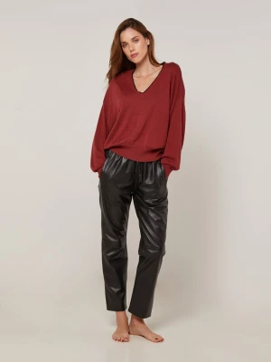 Rodier Sweter w kolorze bordowym rozmiar: XL