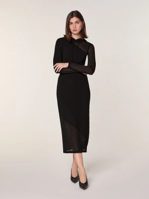 Rodier Wełniana spódnica w kolorze czarno-szarym rozmiar: M