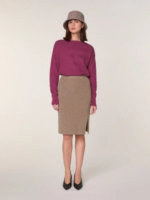 Rodier Wełniana spódnica w kolorze jasnobrązowym rozmiar: S