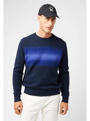 Rodier Wełniany sweter w kolorze granatowym rozmiar: XXL