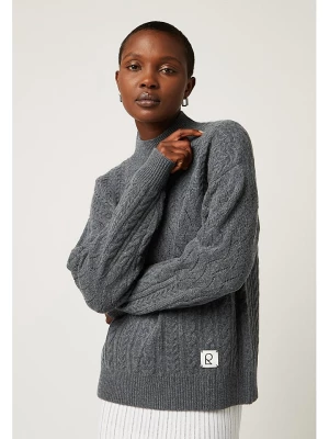 Rodier Wełniany sweter w kolorze szarym rozmiar: S