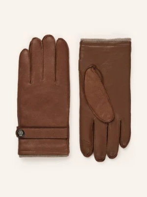 Roeckl Rękawiczki Skórzane Wilhelmshaven Z Funkcją Ekranu Dotykowego braun