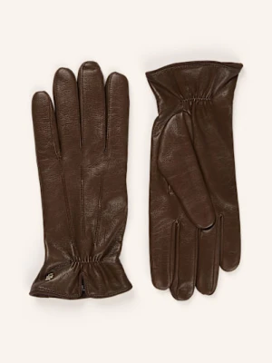 Roeckl Skórzane Rękawiczki Antwerpen braun