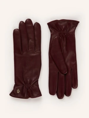 Roeckl Skórzane Rękawiczki Antwerpen rot