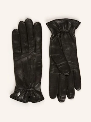 Roeckl Skórzane Rękawiczki Antwerpen schwarz