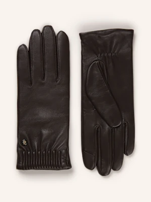 Roeckl Skórzane Rękawiczki Arizona Umożliwiające Obsługę Ekranów Dotykowych braun