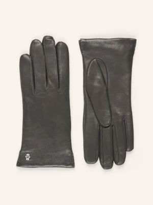 Roeckl Skórzane Rękawiczki Edelklassiker grau