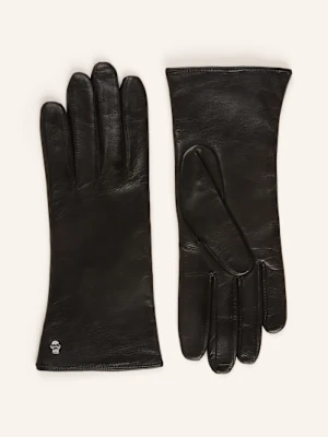 Roeckl Skórzane Rękawiczki Hamburg schwarz