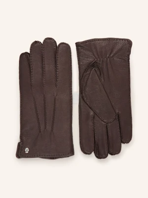 Roeckl Skórzane Rękawiczki Klassiker braun