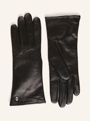 Roeckl Skórzane Rękawiczki Prag schwarz