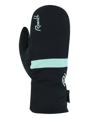 Roeckl SPORTS Rękawice narciarskie "Comano GTX" w kolorze czarno-turkusowym rozmiar: 7