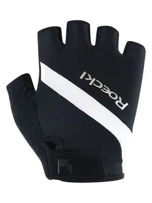 Roeckl SPORTS Rękawiczki kolarskie "Holmec" w kolorze czarno-białym rozmiar: 7,5