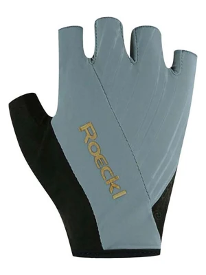 Roeckl SPORTS Rękawiczki kolarskie "Isone" w kolorze szaro-czarnym rozmiar: 8,5