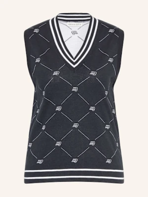 Röhnisch Bezrękawnik R Logo blau RÖHNISCH