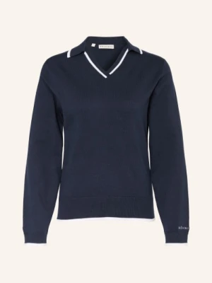 Röhnisch Dzianinowa Koszulka Polo blau RÖHNISCH