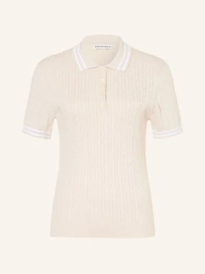 Röhnisch Dzianinowa Koszulka Polo Classic beige RÖHNISCH