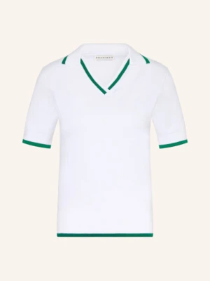 Röhnisch Koszulka Polo Z Dzianiny Swing Regular Fit weiss RÖHNISCH