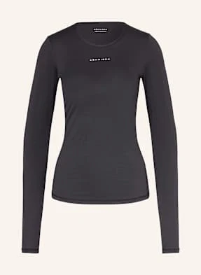 Röhnisch Koszulka Z Długim Rękawem Jacquard Ls schwarz RÖHNISCH