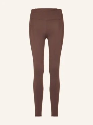 Röhnisch Legginsy Thermaflow Max High Waist braun CIEMNOBRĄZOWY