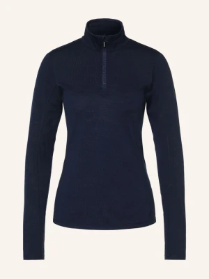 Röhnisch Midlayer Z Wełną Merynosową blau GRANATOWY