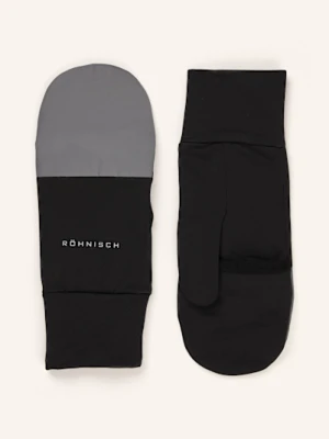 Röhnisch Rękawiczki Sportowe Glow Running schwarz RÖHNISCH