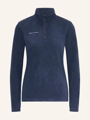 Röhnisch Sweter Typu Troyer Z Polaru Polar blau RÖHNISCH