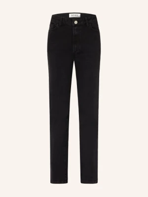 Róhe Jeansy Straight Lino schwarz czarny