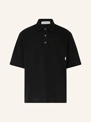 Zdjęcie produktu Róhe Koszulka Polo Z Piki schwarz RÓHE