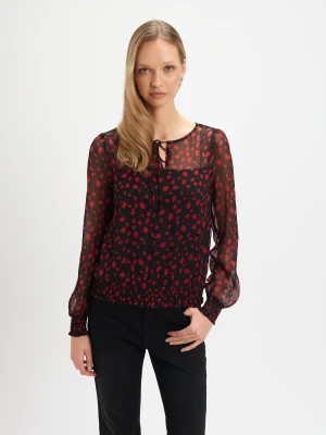 Romantyczna bluzka w drobne kwiaty Top Secret