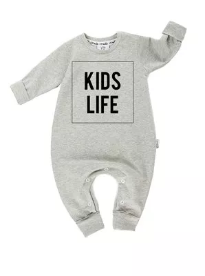 Romper dziecięcy długi rękaw "kids life"