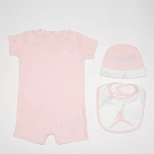Jordan Romper Set (3 Piece) uniseks Rampersy i zestawy dla niemowląt różowy rozmiar Odzież