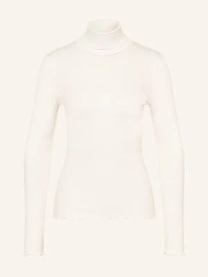 Rosemunde Bluzka Z Golfem Beatha Z Jedwabiem weiss