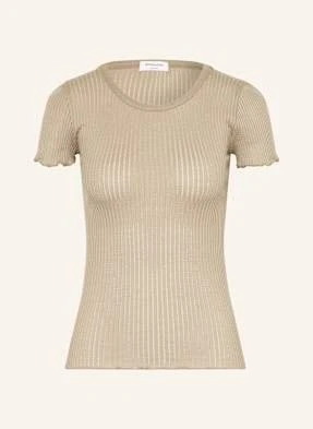 Rosemunde Dzianinowa Koszulka Z Jedwabiu beige